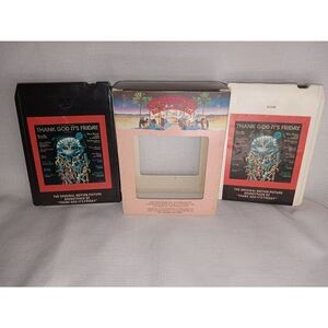 Thank God It's Friday Soundtrack Vol 1 And 2  8-Track Stereo Tape Cartridges